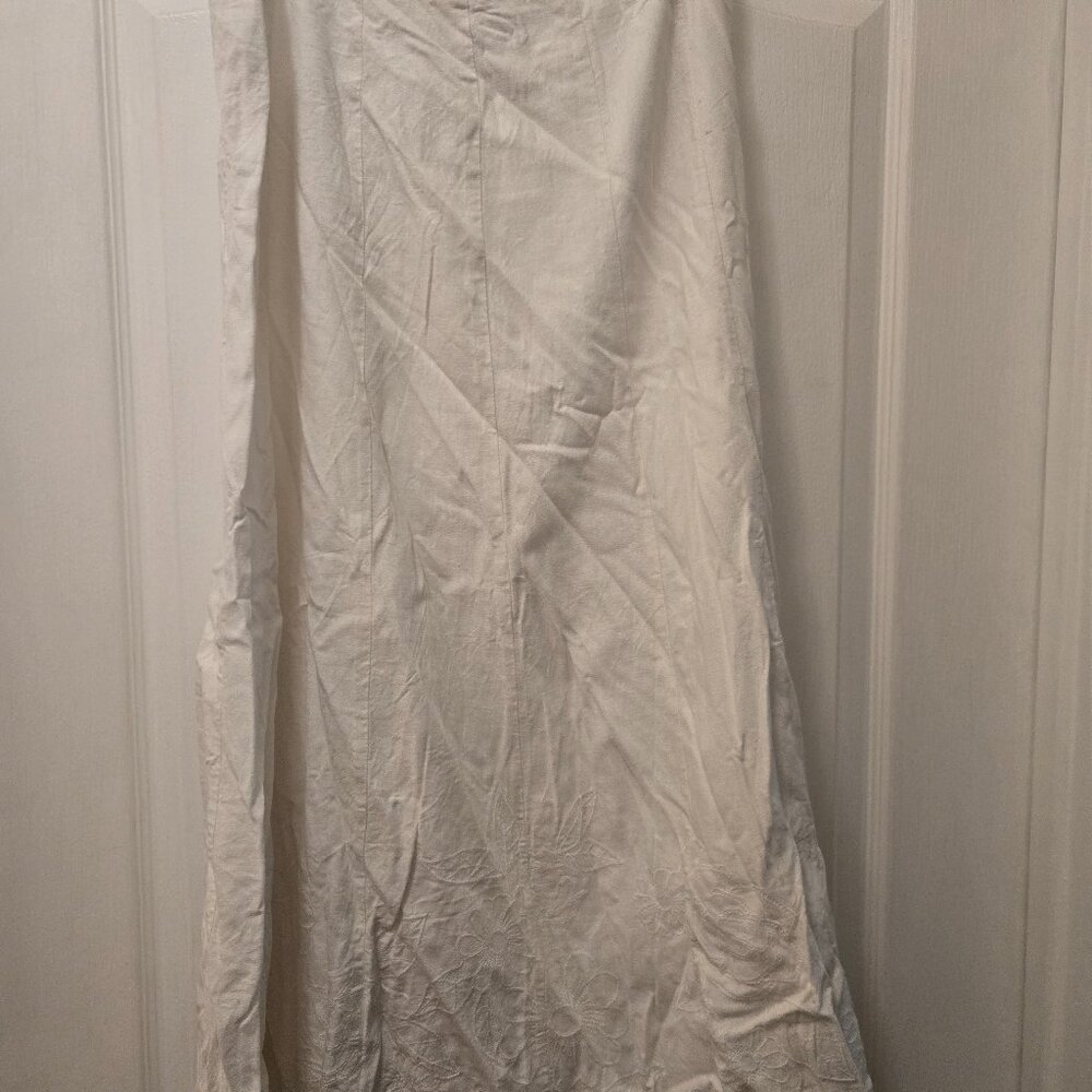 Midi Length linen skirt